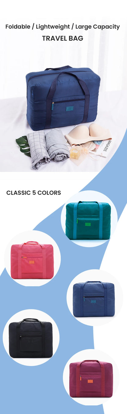 Lightweight Foldable Travel Duffel Bag For Carry On Luggage - Smarsty