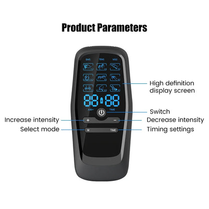 Electric Muscle Stimulator with Built-In Battery for Pain Relief - Smarsty