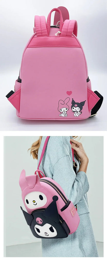 Charming Kids PU Backpack Cute Character Travel Bag - Smarsty
