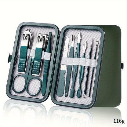 Stainless Steel Nail Care Kit with Travel Case - Smarsty