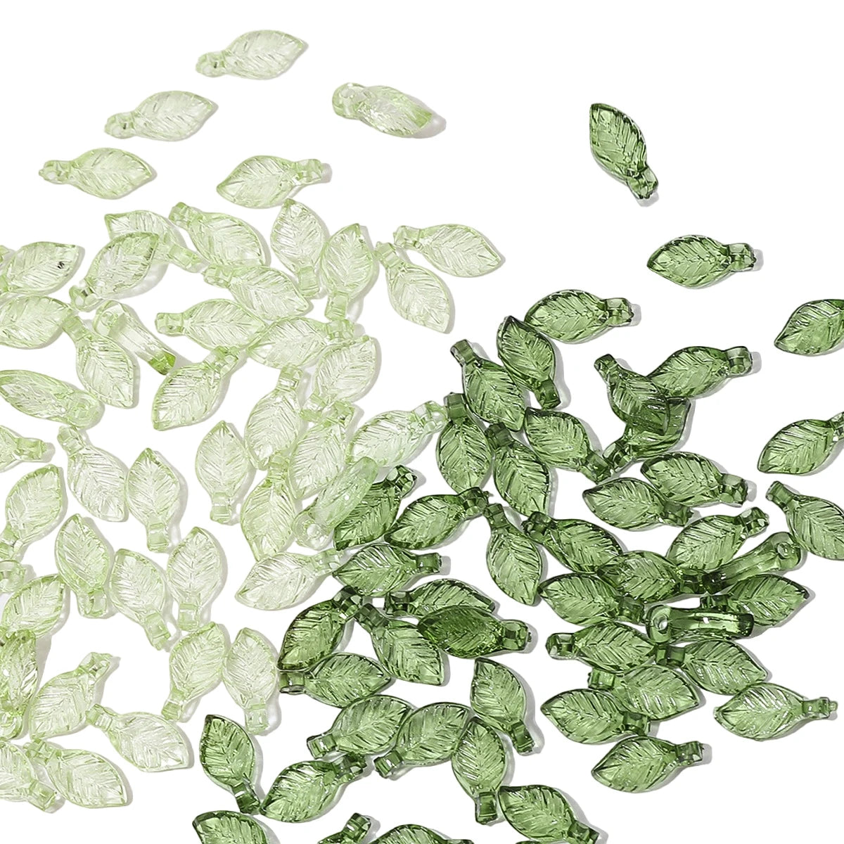 Acrylic Tree Leaf Beads For Handmade DIY Jewelry Set - Smarsty
