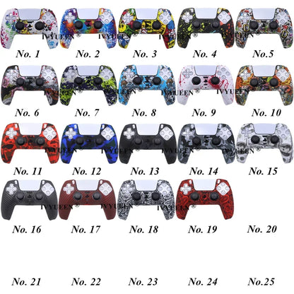 Water Transfer Printing Silicone Case for PS5 Controller - Smarsty