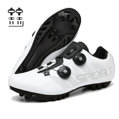 2025 Cycling Sneaker Mtb with Cleats Men Carbon Sports Speed Bike Shoes Women Mountain Racing Flat SPD Road Cycling Footwear by Smarsty