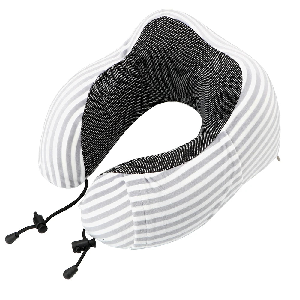 Soft Memory Foam Travel Neck Pillow with U Shape Design - Smarsty