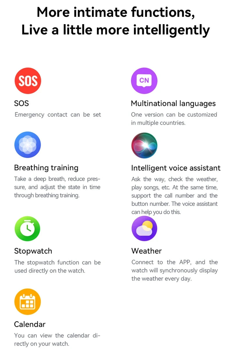 Smart Watch with Bluetooth Call and Health Monitoring - Smarsty