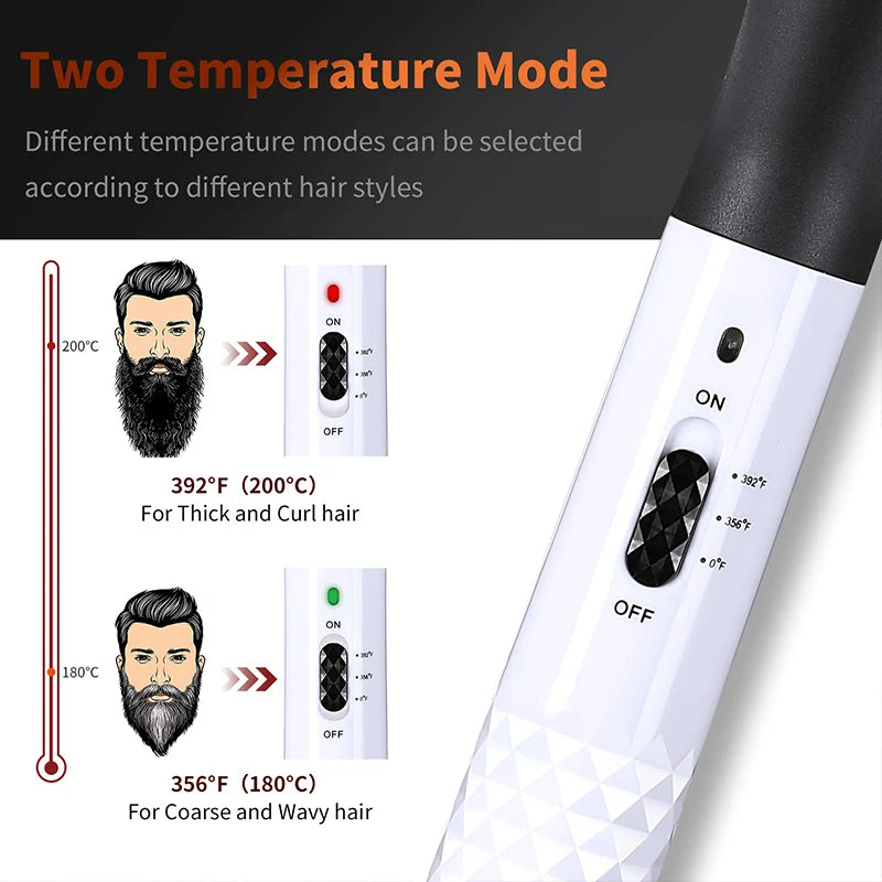 Electric Hot Comb Straightener for Quick Beard Styling - Smarsty