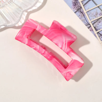 Medium Hair Claw Clips Strong Hold Matte Pink Versatile Set - Smarsty