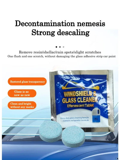 Effervescent Solid Windshield Cleaner Tablet For Glass - Smarsty