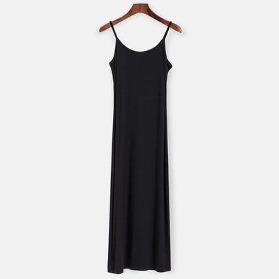 Hirsionsan Spring Autumn O-Neck Elastic Knit Long Dresses Women 2024 Elegant Chic Soft Lady Hollowing Sweater Dresses Femme New - Smarsty