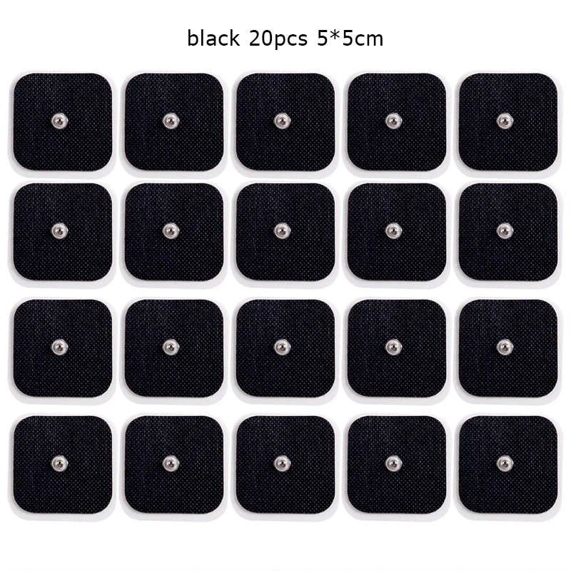 Reusable 5x5cm Electrode Pads for Muscle Relief - Smarsty