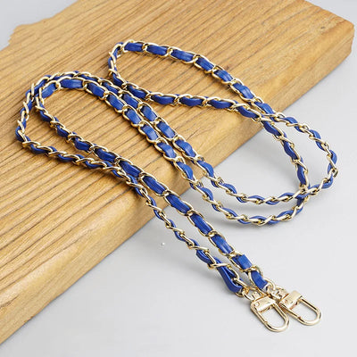 PU Leather Metal Chain Accessories Crossbody Shoulder Portable Wrist Bag Chain Strap Replacement Luggage Accessories Versatile - Smarsty