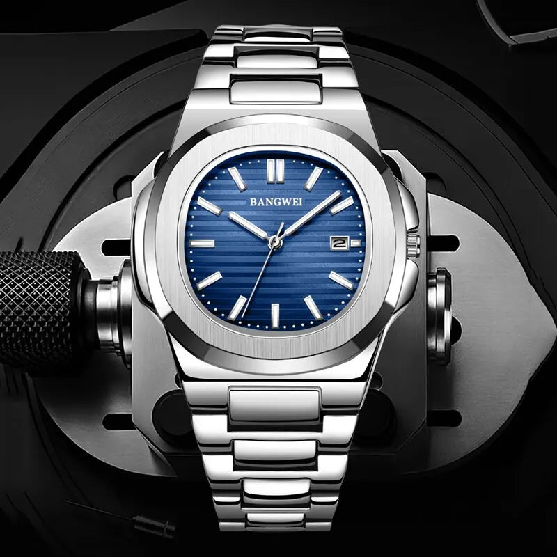 Luxury Waterproof Men's Quartz Watch with Automatic Date - Smarsty