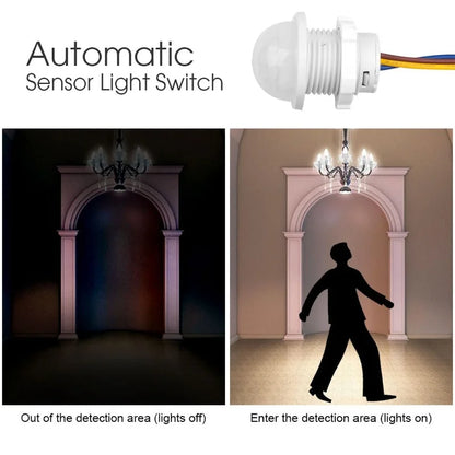 2PCS Smart PIR Motion Sensor Light Switches Auto On Off - Smarsty