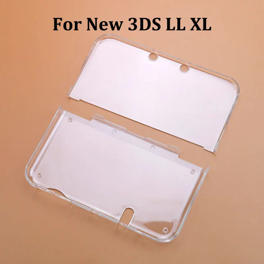 JCD Clear Split Shell Case for Nintendo 3DS XL - Smarsty