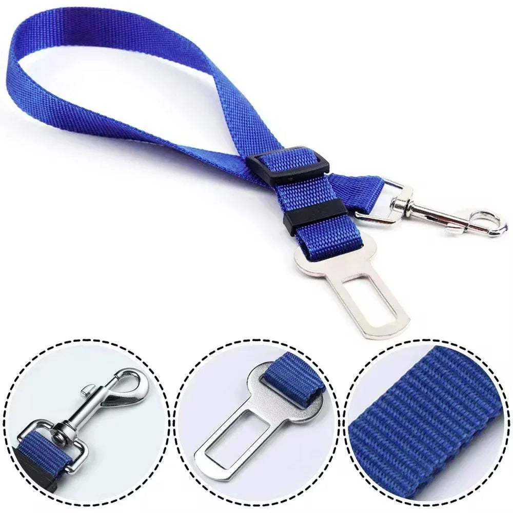 Adjustable Dog Car Seat Belt Harness for Safety - Smarsty