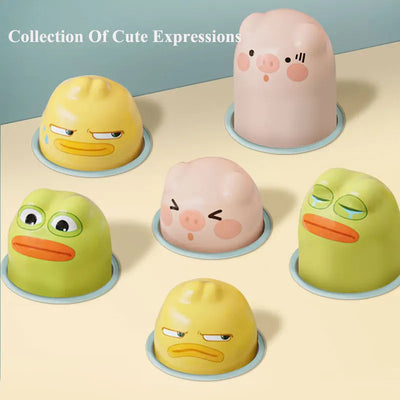 Duck/Frog/Pig Baby Toy Montessori Learning Game Educational Puzzle Gift for 12 24 Months Toddler Boy/Girl with Hammer - Smarsty