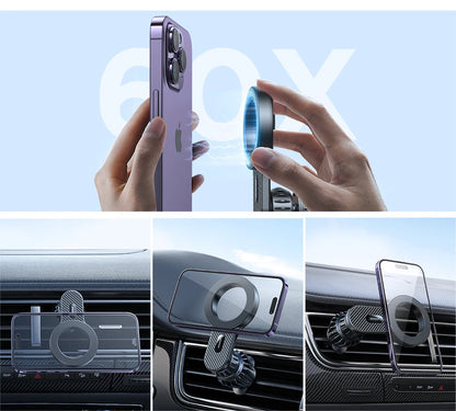 Magnetic Car Phone Holder Universal Air Vent Mount - Smarsty