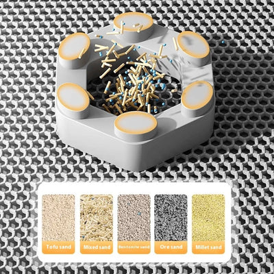 Extra Large Cat Litter Mat Heavy Duty Waterproof 2 Layer Non Slip Washable Pet Floor Protector Litter Box Sand Stopper - Smarsty