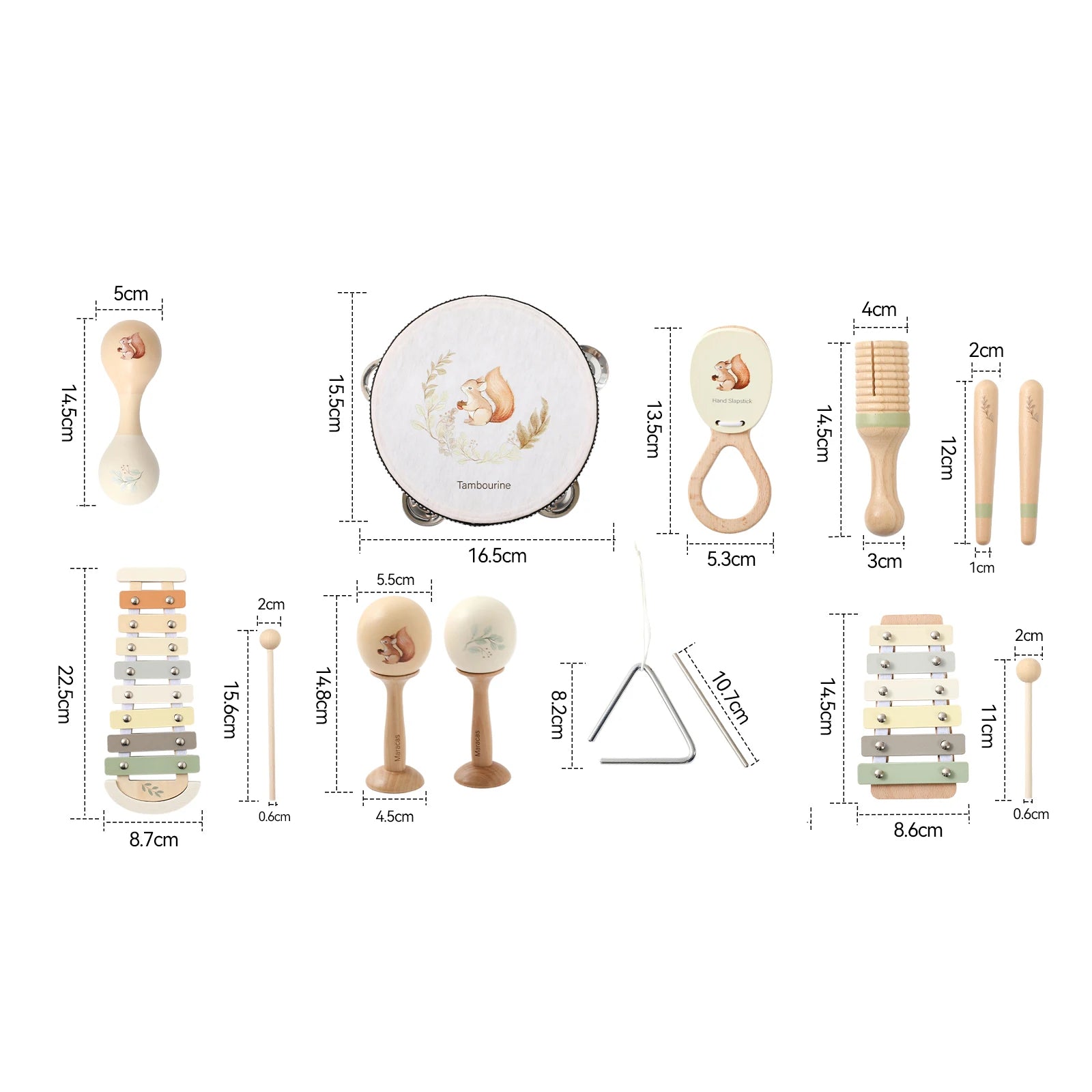 Musical Instruments Montessori Music Baby 0 12 Months Toys Drum Xylophone Kids Early Educational Wooden Instruments Baby Toys by Smarsty