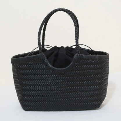 Genuine Leather Tote Bag For Women With Crossbody Strap - Smarsty