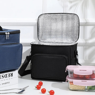 Insulated Lunch Bag With Large Capacity Oxford Cloth - Smarsty