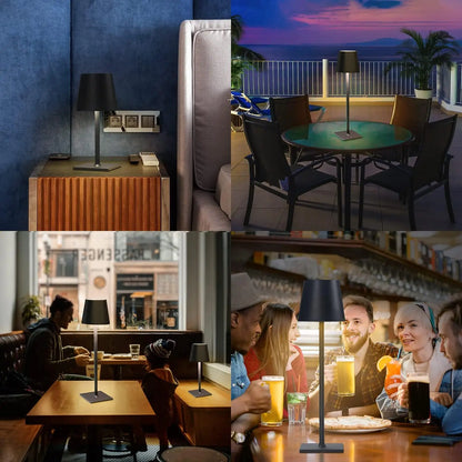 Cordless LED Touch Table Lamp Rechargeable with Dimmable Feature - Smarsty