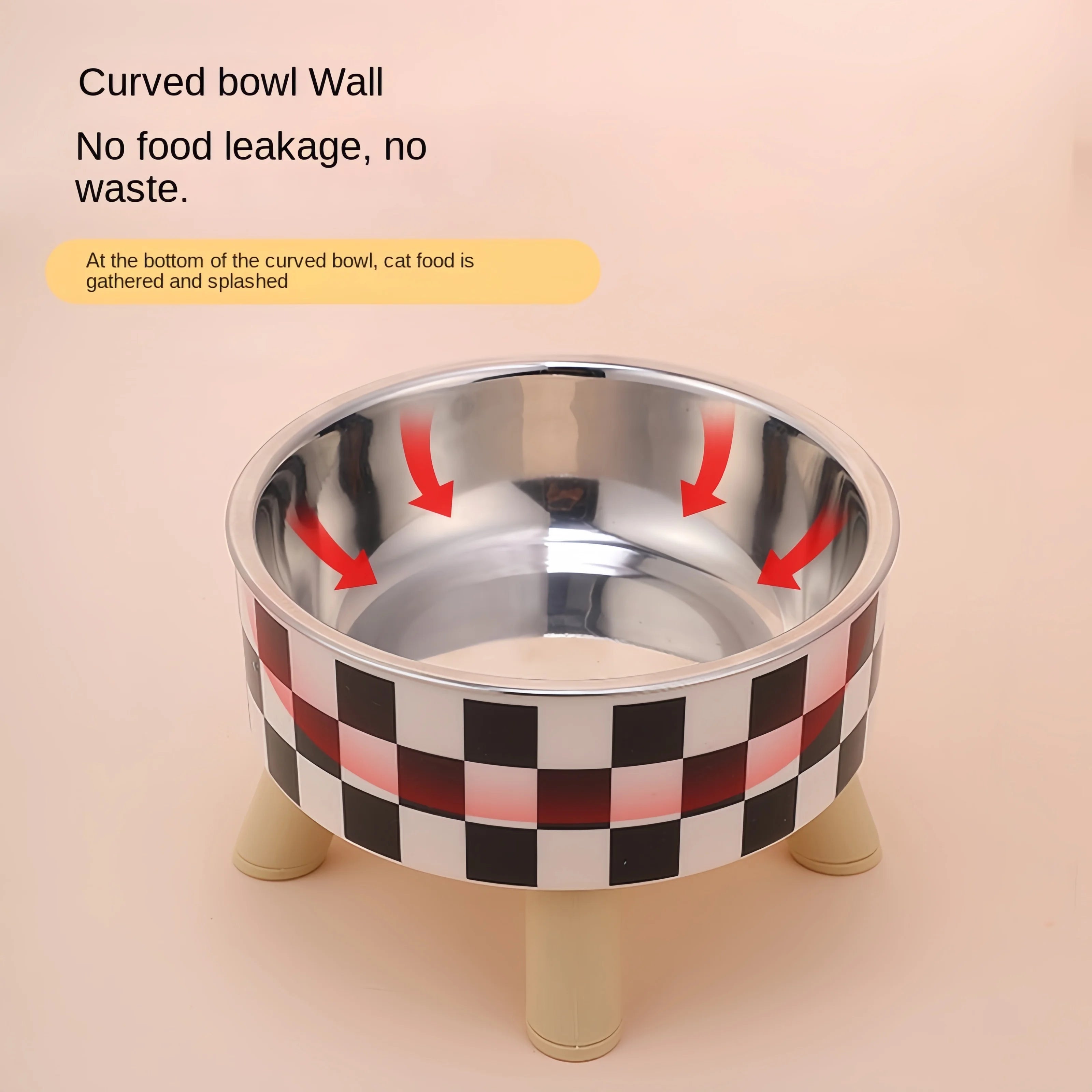 Elevated Cat Feeder Bowl for Comfortable Feeding - Smarsty