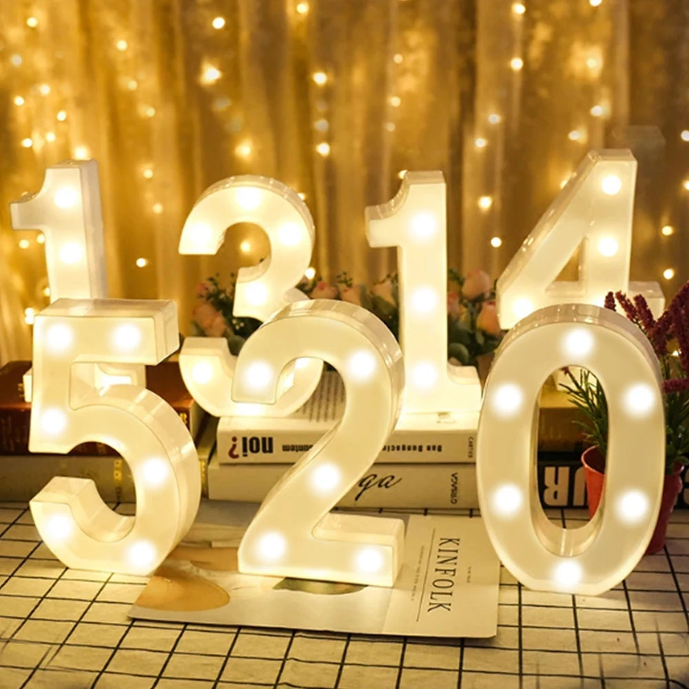 Luminous Alphabet LED Letter Night Light Decor - Smarsty