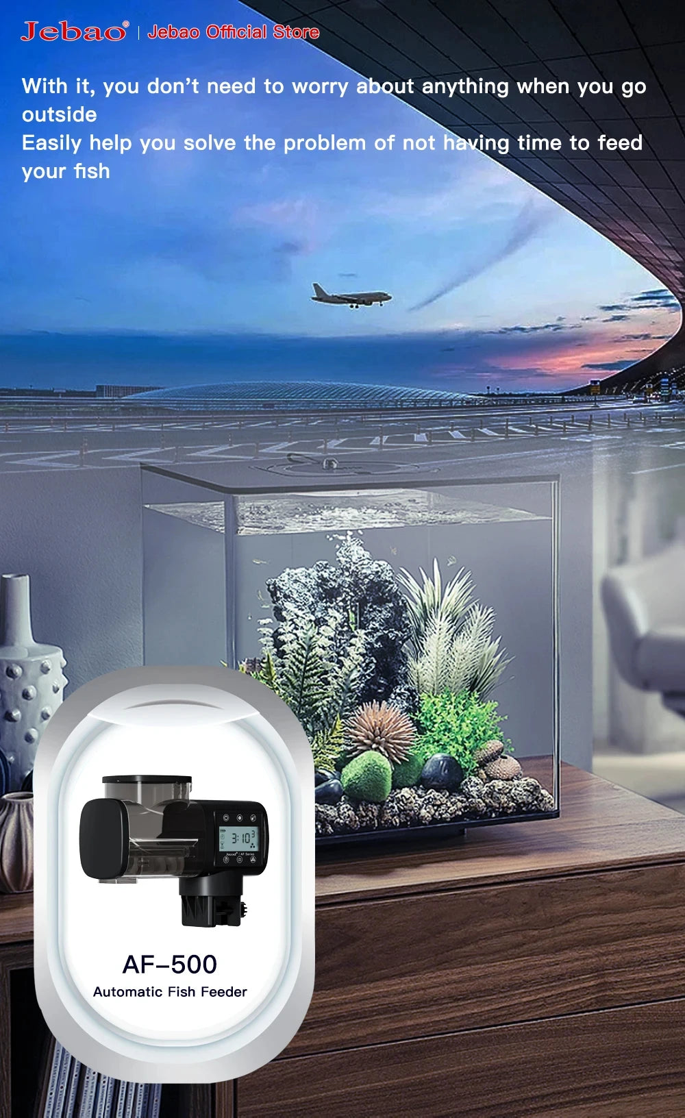 Intelligent Automatic Fish Tank Feeder with Wifi Control - Smarsty