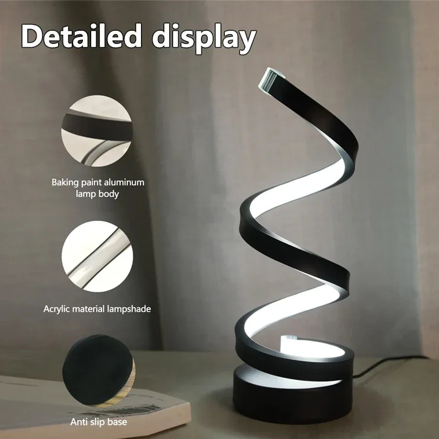 Creative LED Desk Reading Lamp with Dimmable Feature - Smarsty