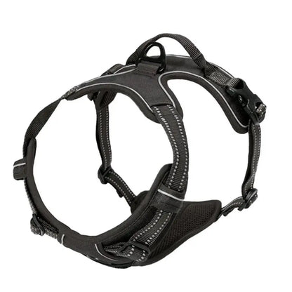 Heavy Duty Reflective No Pull Dog Harness with Easy Control Handle - Smarsty