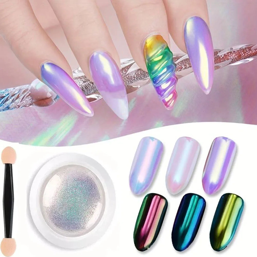 Pearl Effect Nail Powders for Stunning Mermaid Nails - Smarsty