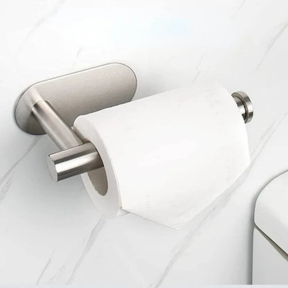 No Drilling Stainless Steel Toilet Paper Holder - Smarsty