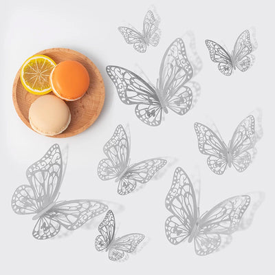 3D Hollow Butterfly Wall Stickers for Kids Room Decor - Smarsty