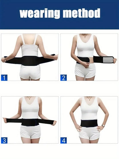Adjustable Self Heating Magnetic Therapy Support Belt - Smarsty