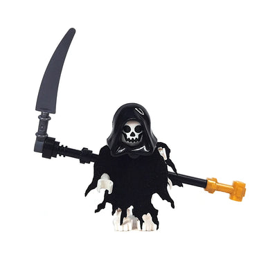 MOC Halloween Skeleton Army Mini Doll Building Blocks DIY Assembled Building Blocks Character Doll Skeleton Horse Ornaments Toy - Smarsty