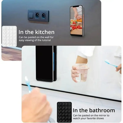 Silicone Suction Phone Holder Wall Mount Anti Slip Stand - Smarsty
