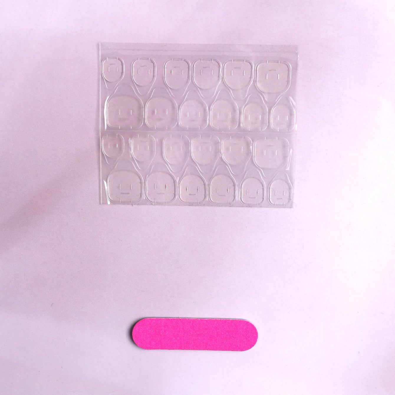 24 Piece Long French Minimalist Color Matching Nails Set - Smarsty