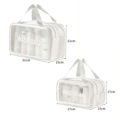 Wet-dry separation makeup bag portable toiletry bag travel essentials large capacity storage bag fitness swimming essentials - Smarsty