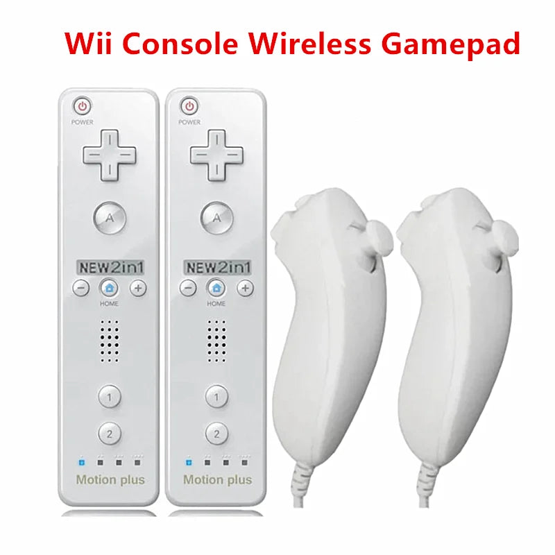 Nunchuck Controller Set with Motion Plus for Wii - Smarsty