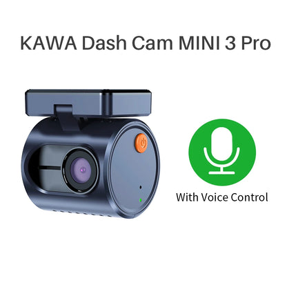 2K Tiny Car DashCam With WiFi App And Voice Control - Smarsty
