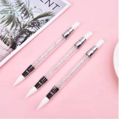 Double Head Silicone Nail Art Pen for Creative Designs - Smarsty