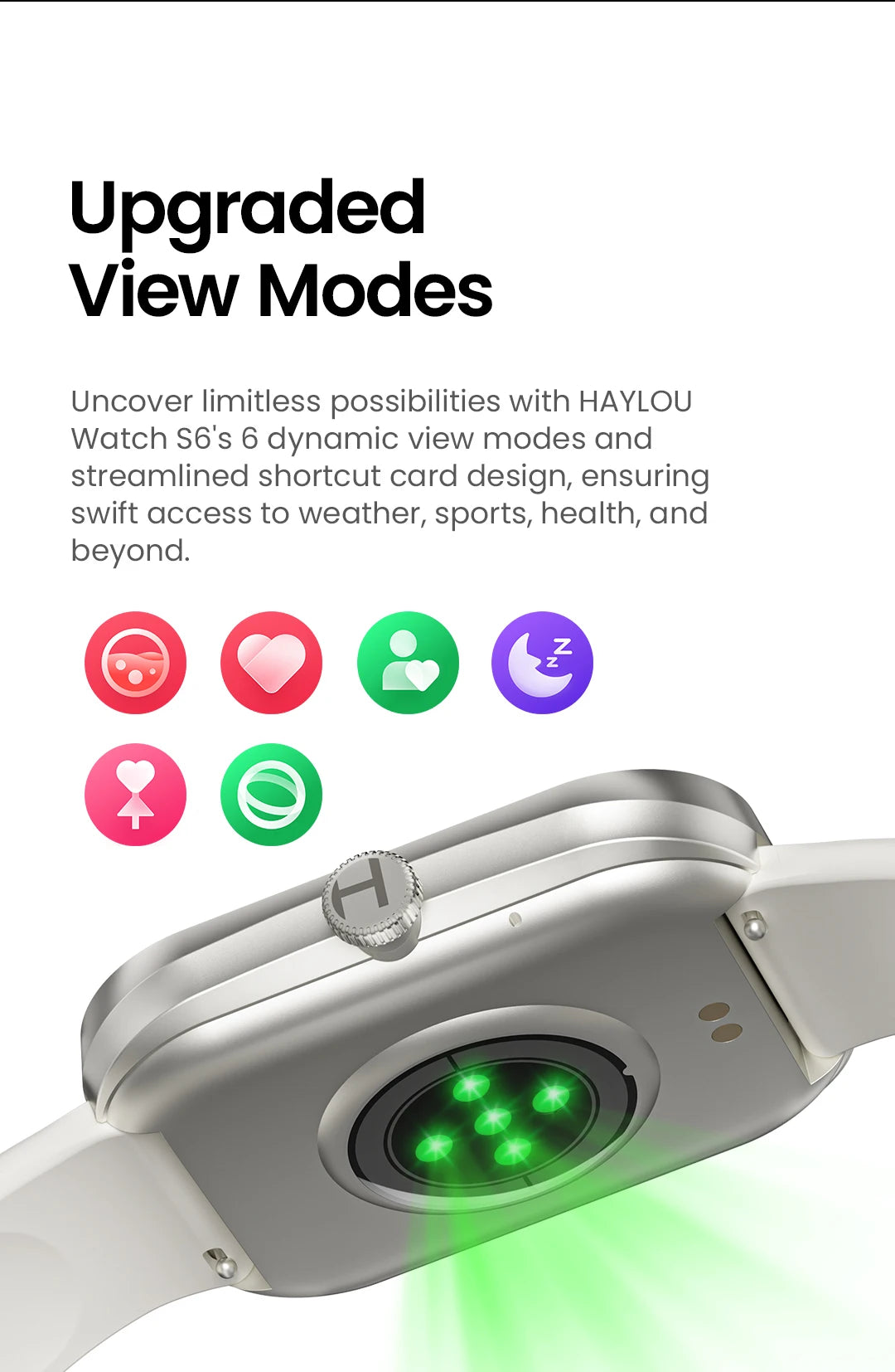 Haylou S6 Smartwatch With HD Display And Fitness Tracking - Smarsty