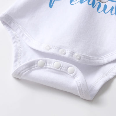 Newborn Baby Boy Clothes Infant Boys Long Sleeve Cartoon Elephant Print Romper Pants Hat 3pcs Outfits Set