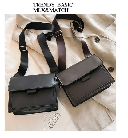 PU Leather Crossbody Bag For Women Travel Friendly Flap - Smarsty
