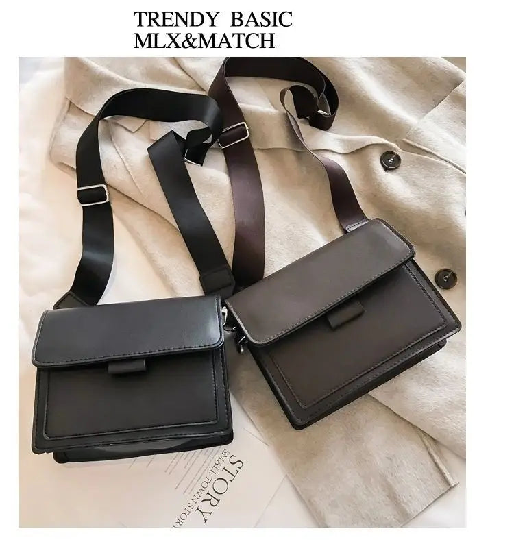 PU Leather Crossbody Bag For Women Travel Friendly Flap - Smarsty