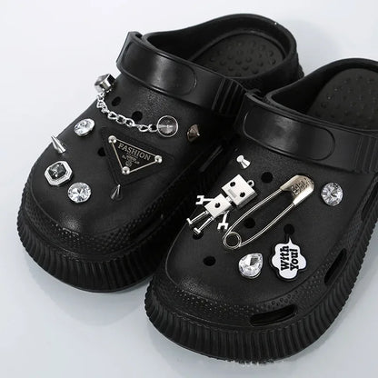 Shoe Charms for DIY Colored Diamond Crystal Shoe Buckle Decoration for Shoe Charm Accessories Kids Party Gift Shoes Decorations - Smarsty