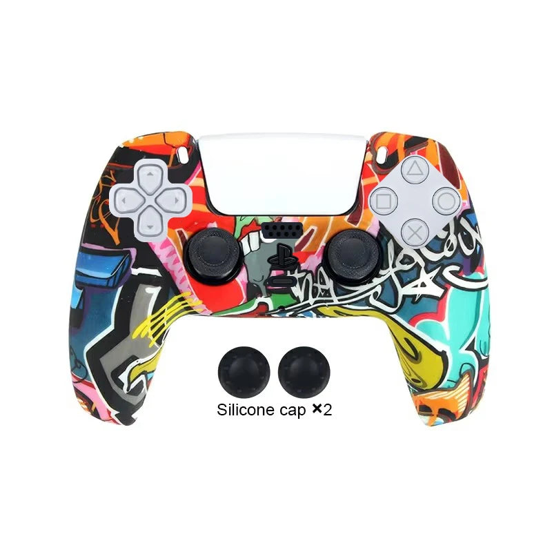 Camo Silicone Skin Cover For PS5 Controller Protection - Smarsty