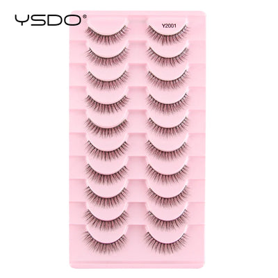 YSDO Natural Full Cat Eye False Eyelashes 3D Effect - Smarsty
