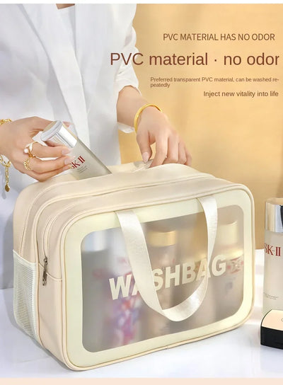 Wet-dry separation makeup bag portable toiletry bag travel essentials large capacity storage bag fitness swimming essentials - Smarsty